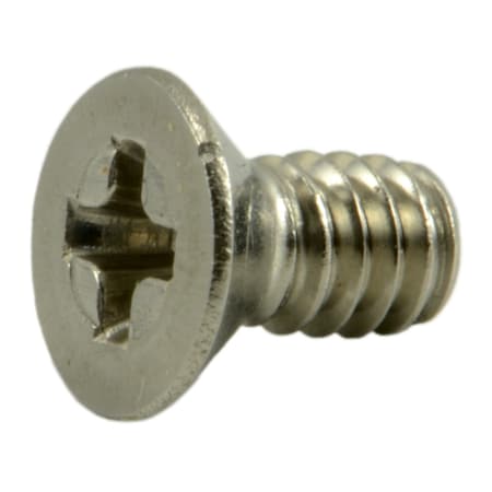 Midwest Fastener #3-48 x 3/16 in Phillips Flat Machine Screw, Plain 18-8 Stainless Steel, 25 PK 64114